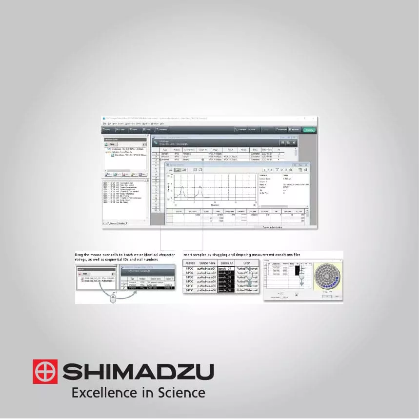 Shimdazu TOC Analysis Software